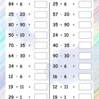 Addition And Subtraction Worksheets For Grade 1 With Pictures
