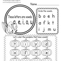 Free Vowels Worksheets For Kindergarten Pdf