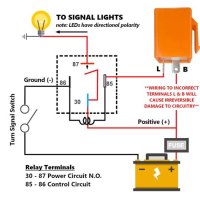 Wiring Diagram For 2 Pin Flasher Relay